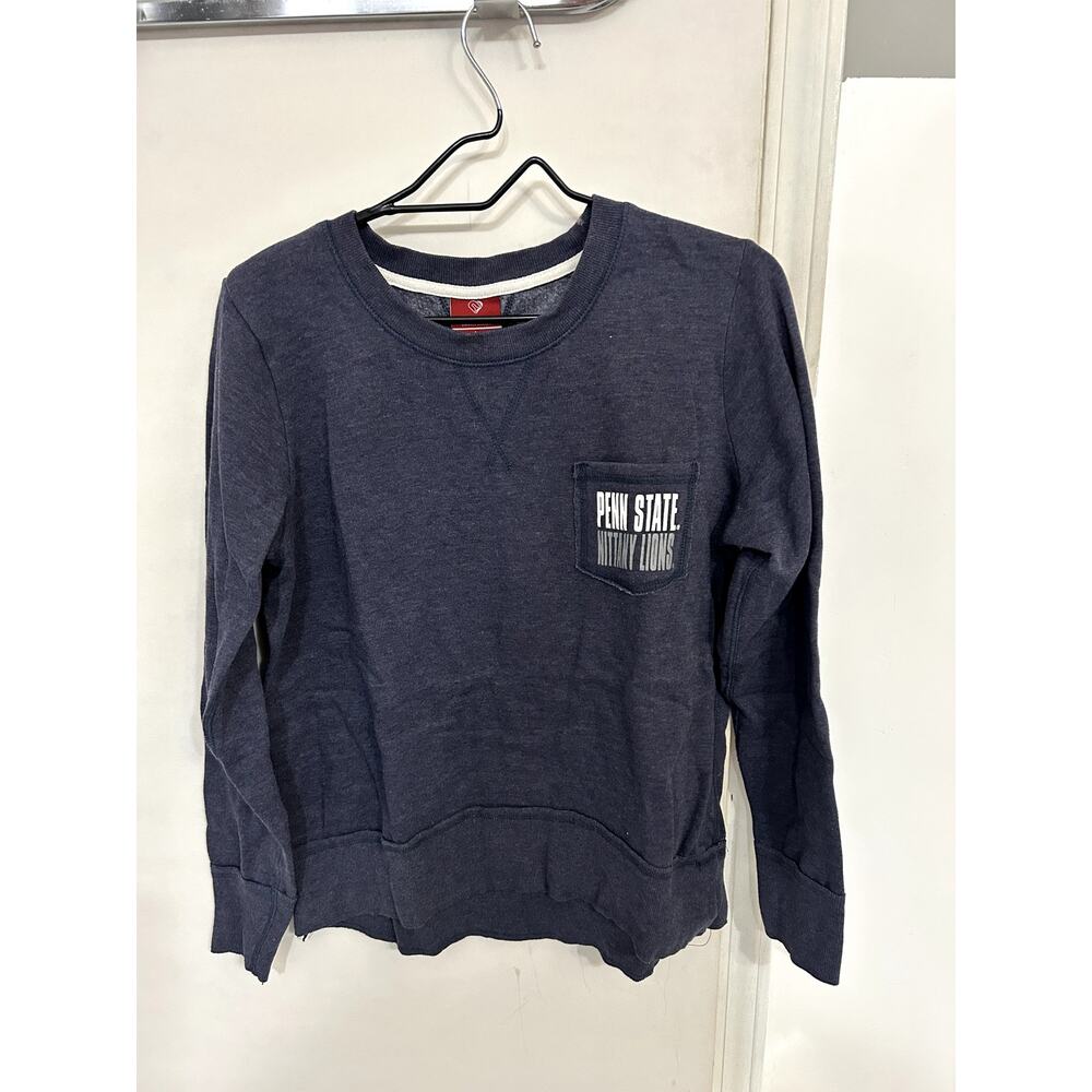 Colosseum Penn State Navy Blue Chest Pocket Sweatshirt Size L